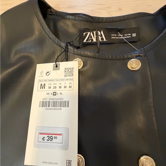 NWT Zara Black Jacket - Picture 2 of 3